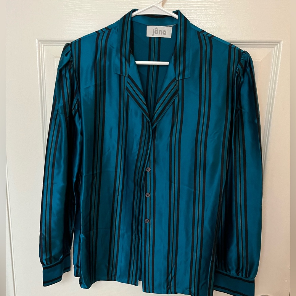 Vintage designer blouse - silk/satin